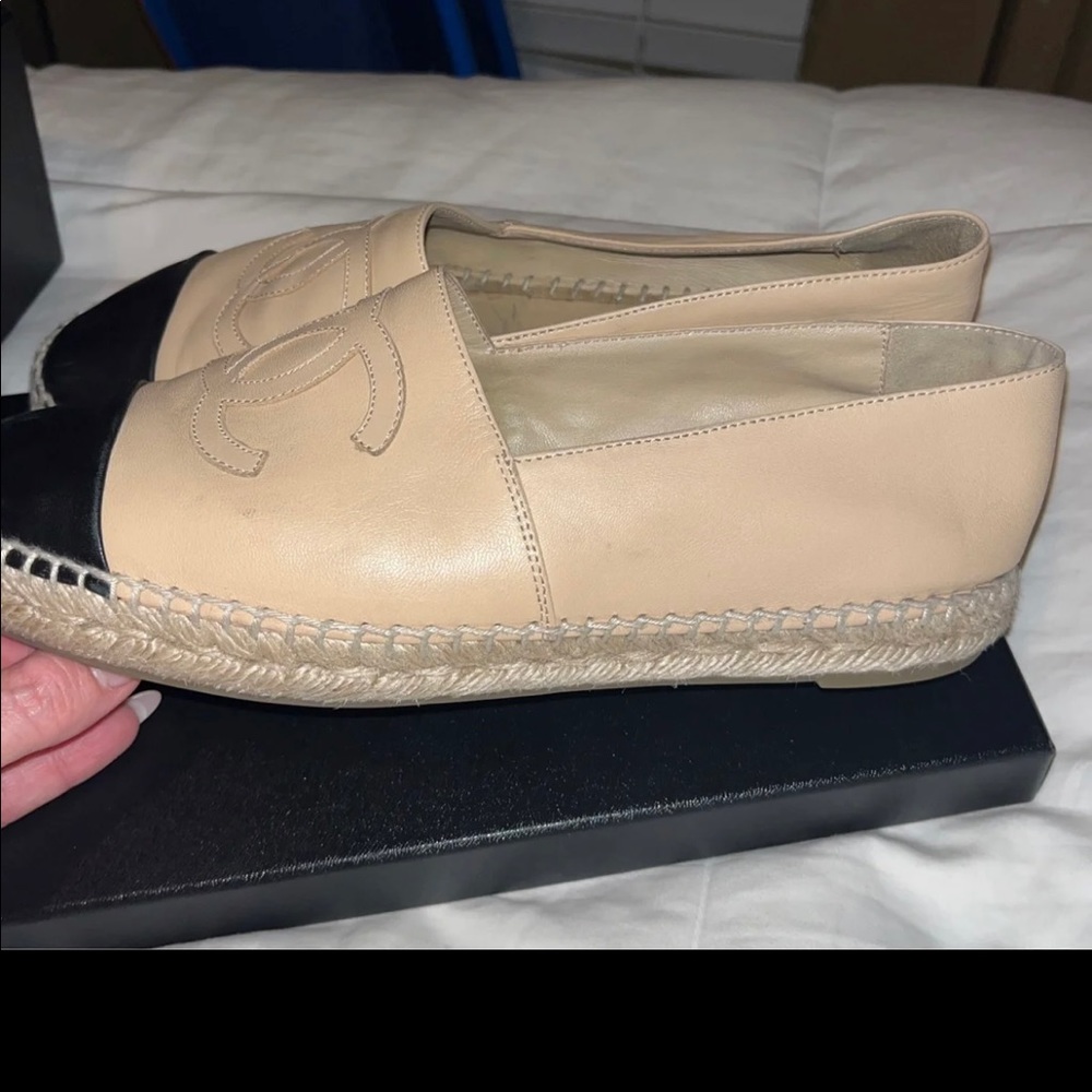 Chanel Espadrille Flats